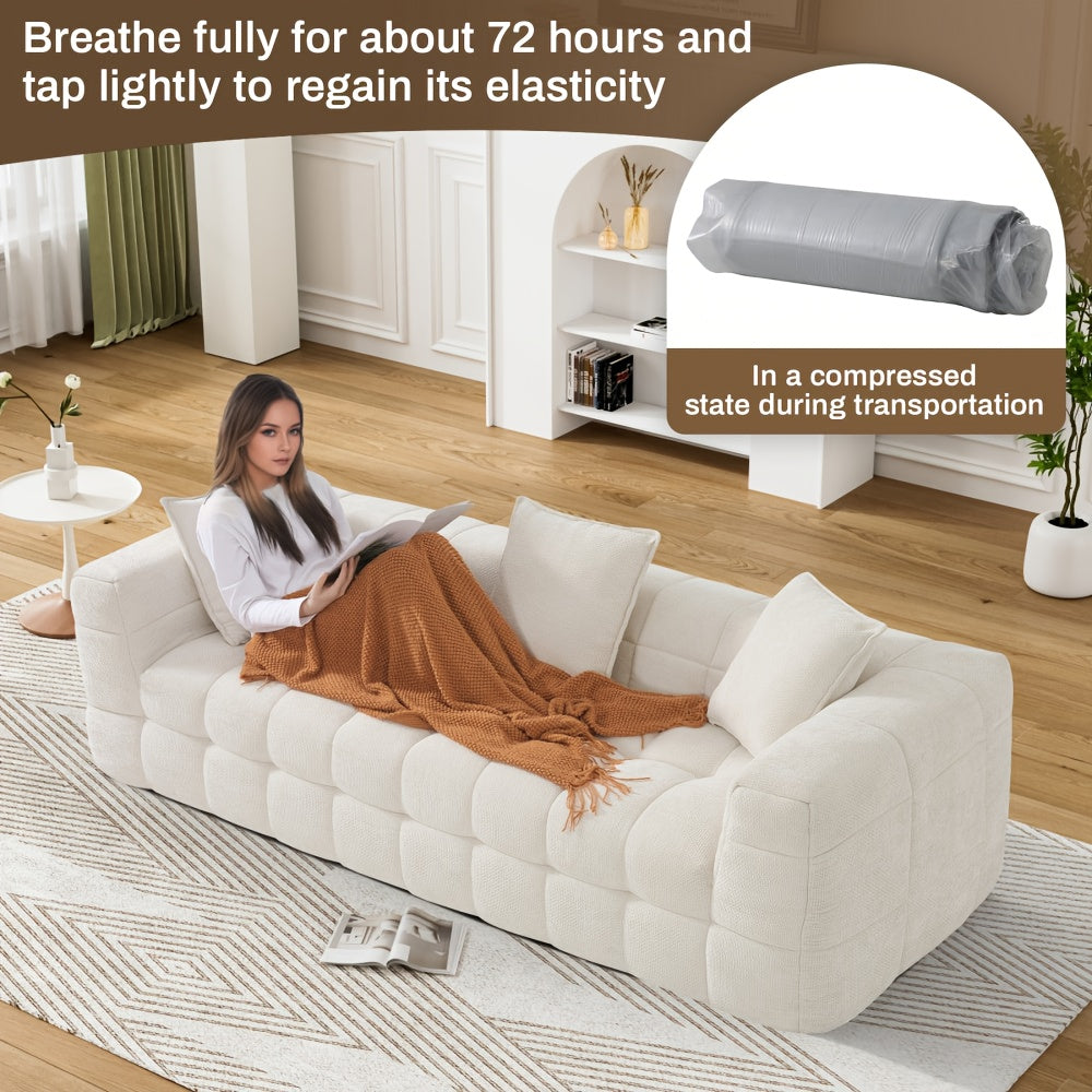 Sofá Cloud Conforto Superior Almofadas Premium