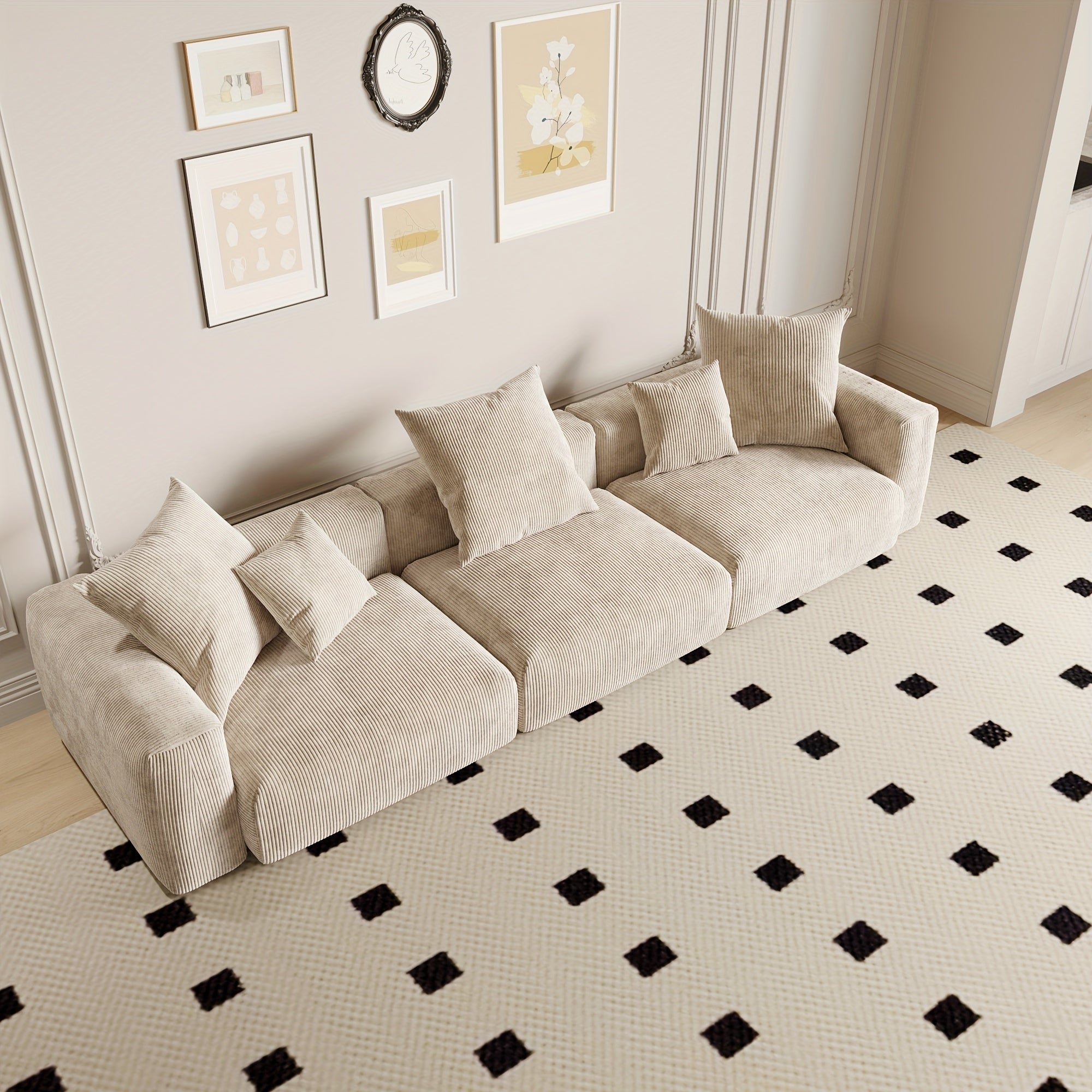 Sofá Cloud Couch 5 Lugares Design Moderno